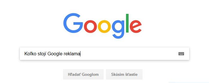 Koľko stojí Google reklama (na Slovensku)